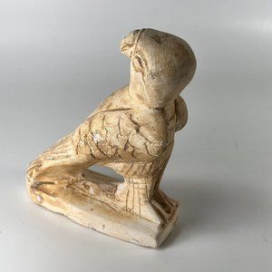 Falcon Statue Figurine Carved Pedestal Antique Egyptian Look